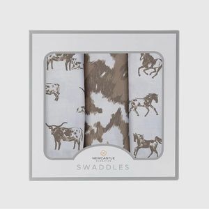 Forever cowgirl and cowboy swaddles